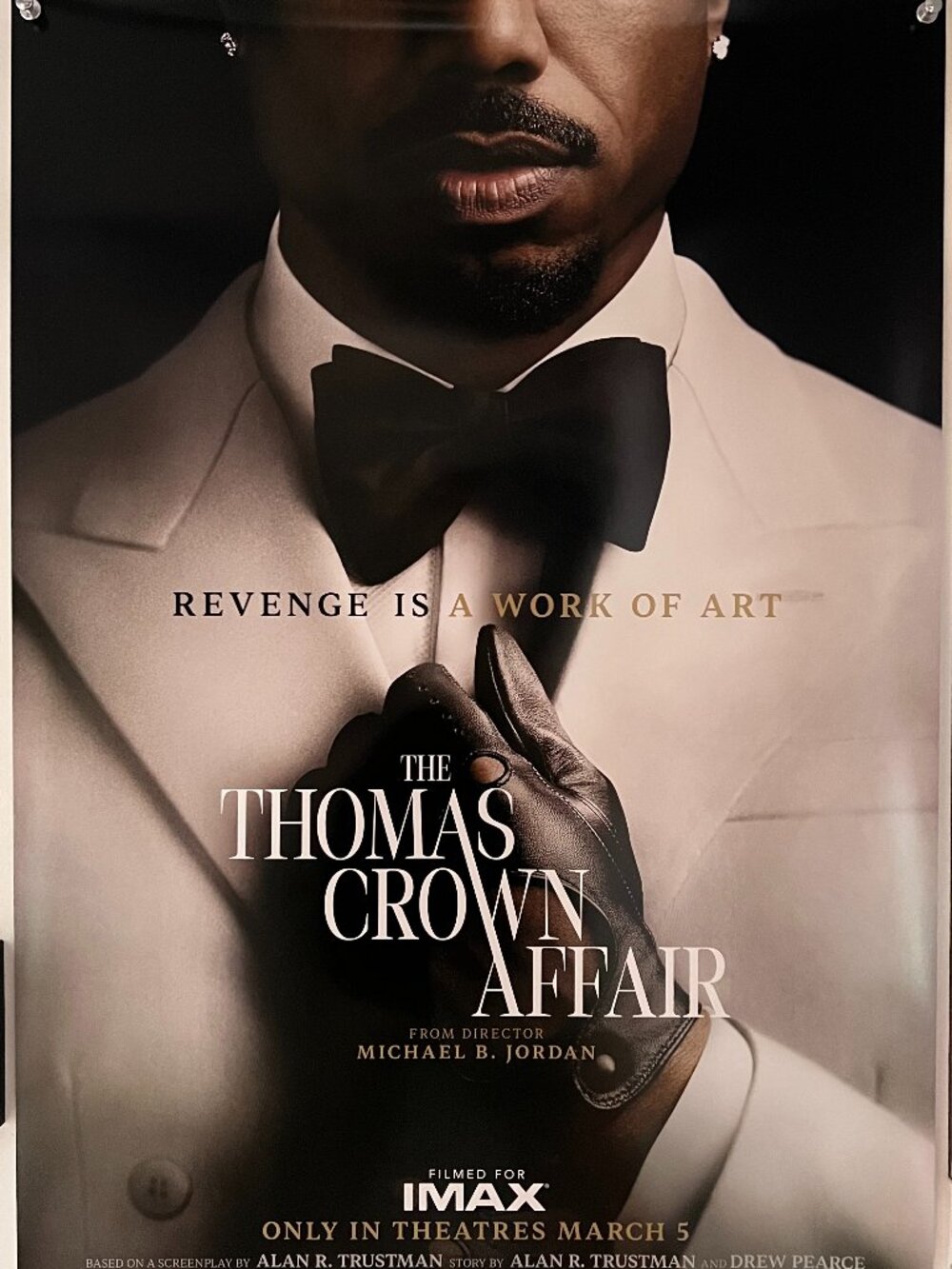 THE THOMAS CROWN AFFAIR (2027) - ORIGINAL SINGLE SIDED ADVANCE MOVIE POSTER